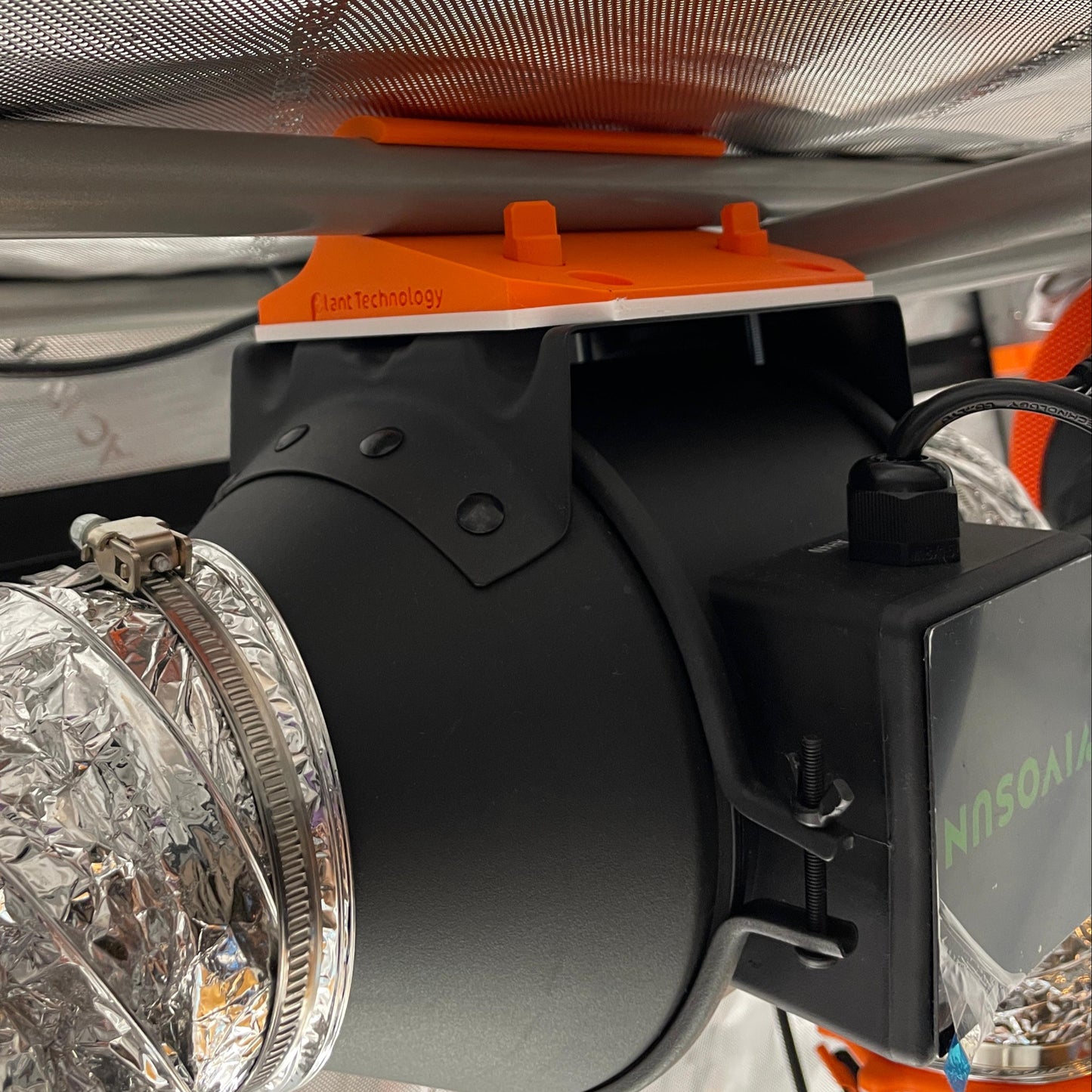 Supporto per Estrattore in Linea (AC Infinity, Vivosun, ecc.) Staffa di Montaggio per Grow Tent