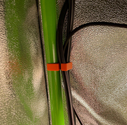 Set 10x Clip Passacavo per Pali Grow Tent