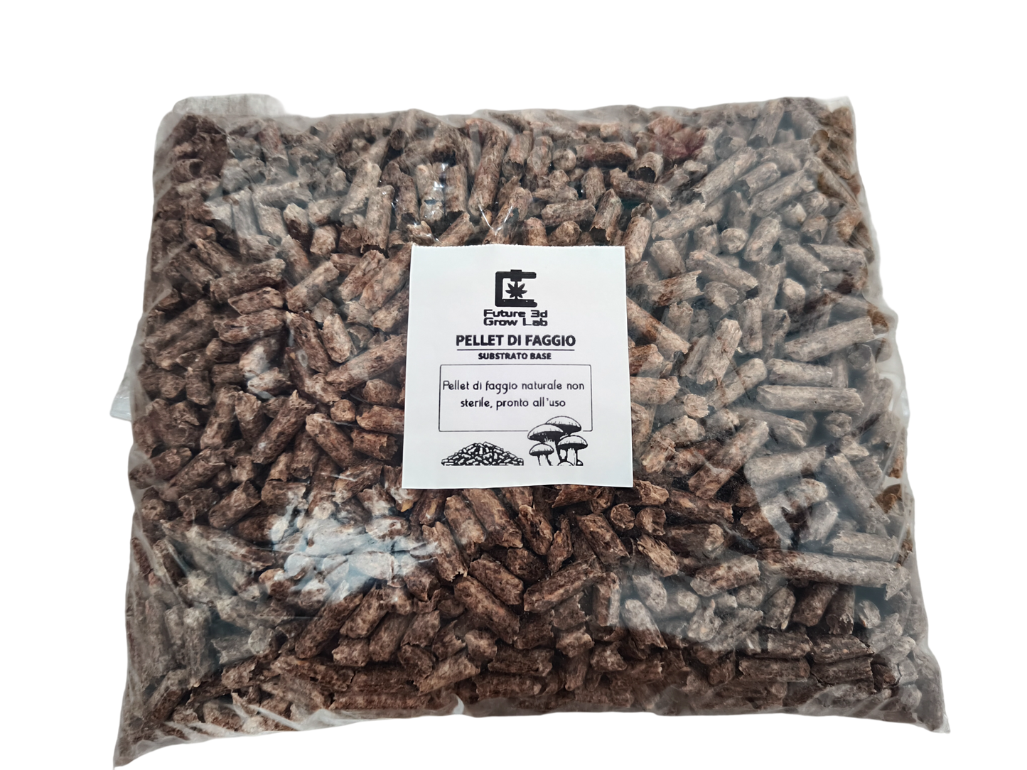 Pellet di Faggio per Coltivazione Funghi