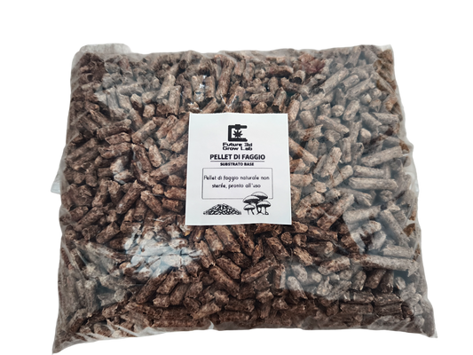 Pellet di Faggio per Coltivazione Funghi