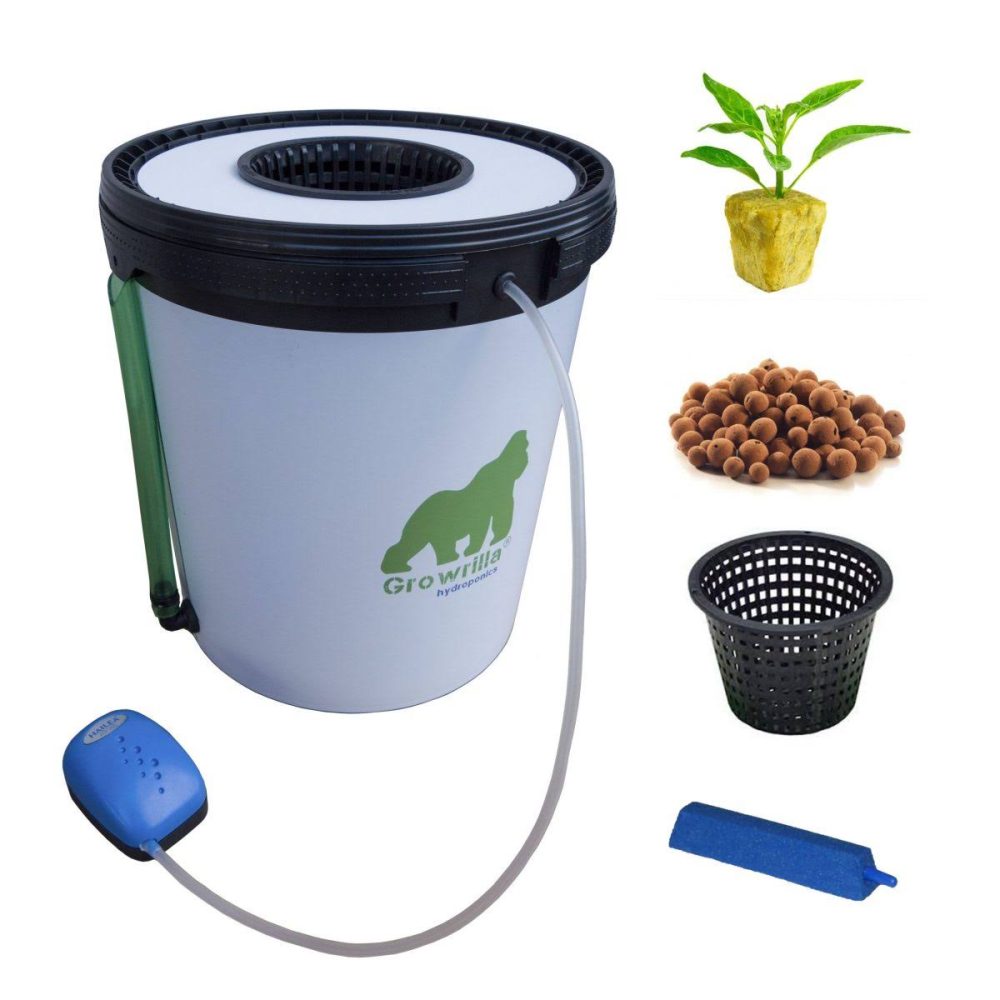 Vaso singolo di coltivazione idroponica  DWC 19 Litri Growrilla Hydroponics