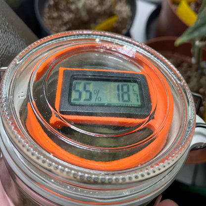 Supporto  Igrometro per Barattoli da 70mm | Controllo Concia Grow Tent