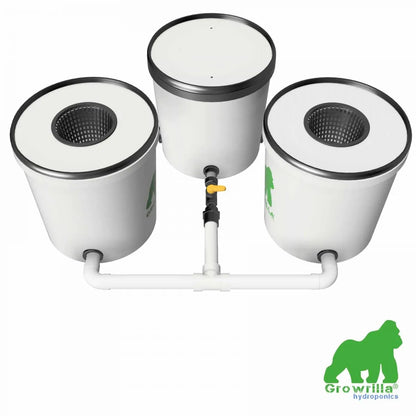SISTEMA IDROPONICO RDWC 2.0  2VASI Growrilla Hydroponics